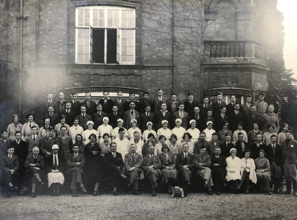 A group photo taken circa 1930 Reaseheath: Picture of a college