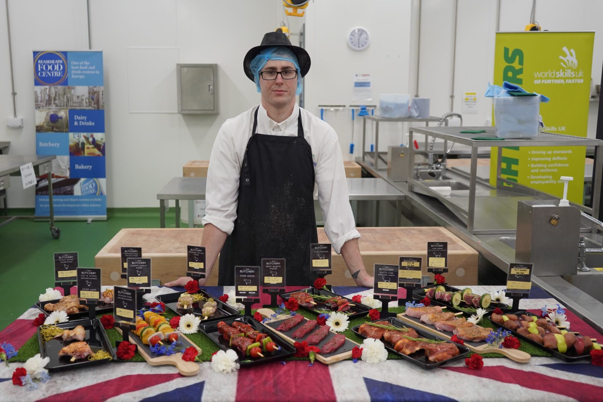Apprentice butcher earns medal at WorldSkills UK Reaseheath 100